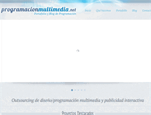 Tablet Screenshot of programacionmultimedia.net